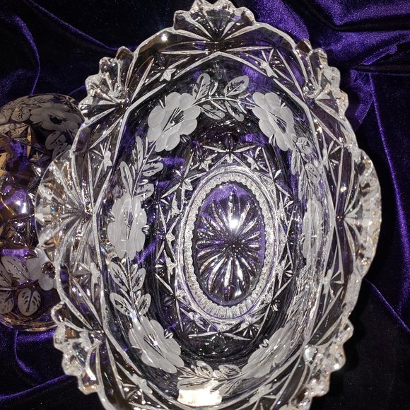 Lead Crystal Candy Dish - Picture 3 of 9